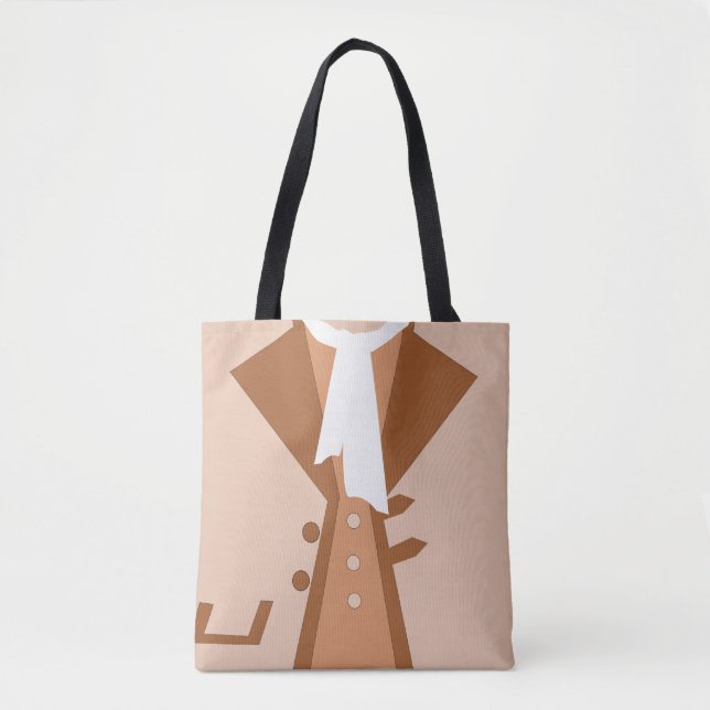 Bolso De Tela Diversión de moda al estilo colonial americano tem (Anverso)