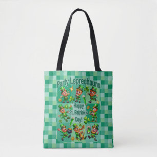 Bolso De Tela Diversión de San Patricio Adorable "Fiesta Leprech