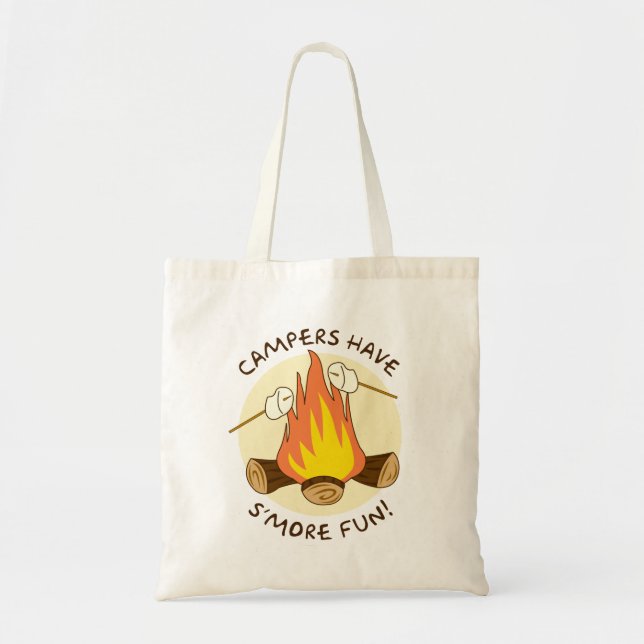 Bolso De Tela Diversión de S'more (Frente)
