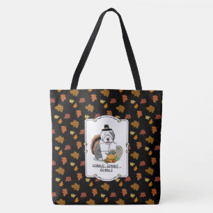 Bolso De Tela Diversión de Thankde Old English Sheepdog (Gray 1)