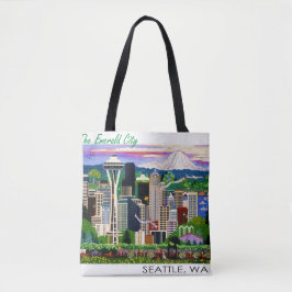 Bolso De Tela ¡Diversión del tote de Seattle!