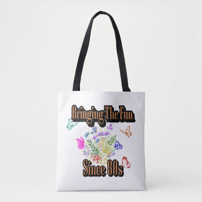 Bolso De Tela Diversión desde los 80 (Anverso)