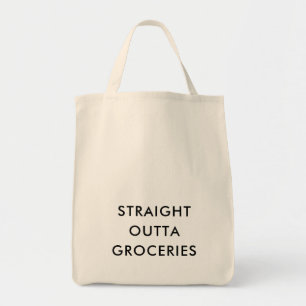 Bolso De Tela Diversión DIRECTAMENTE DE LAS COMIDAS Minimalista 