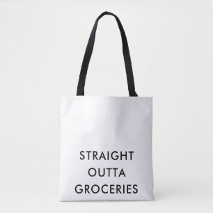 Bolso De Tela Diversión DIRECTAMENTE DE LAS COMIDAS Minimalista
