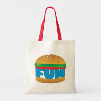 Bolso De Tela Diversión en un tote del bollo