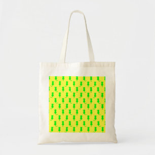 Bolso De Tela Diversión Felina Por Siempre Gatos Verdes Capricho