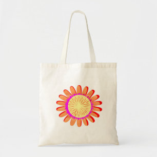 Bolso De Tela DIVERSIÓN FELIZ de la flor NVN285 de Chakra del