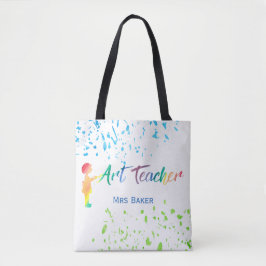 Bolso De Tela Diversión personalizada salpicadura de la acuarela
