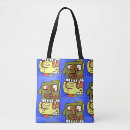 Bolso De Tela Diversión Resumen Cara de perro