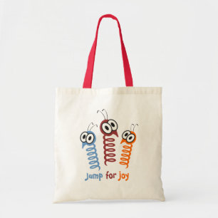 Bolso De Tela Divertida cita de alegría saltarina linda