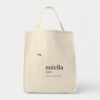 Bolso De Tela Divertida definición de nutella