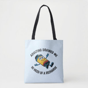 Bolso De Tela Divertida lucha de adultos