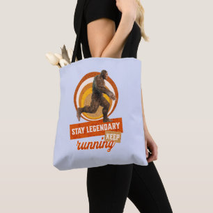 Bolso De Tela Divertida Motivación para Correr de Bigfoot
