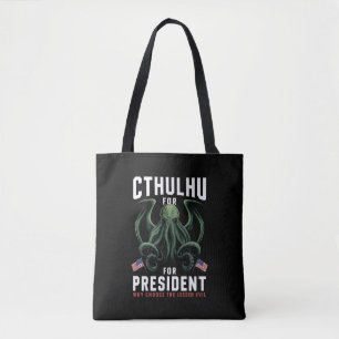 Bolso De Tela Divertidas elecciones 2024 Cthulhu para presidente