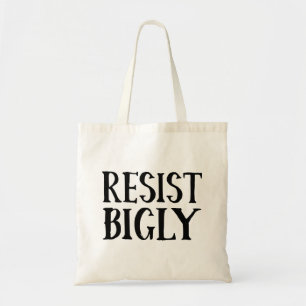 Bolso De Tela Divertido antiTrump se resiste a un manifestante B