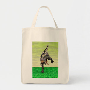 Bolso De Tela Divertido Arte Prehistórico de Aucasaurus Rugiendo