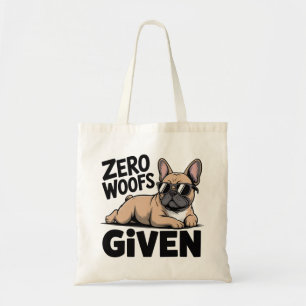 Bolso De Tela Divertido Bulldog Francés Antisocial Amante de los