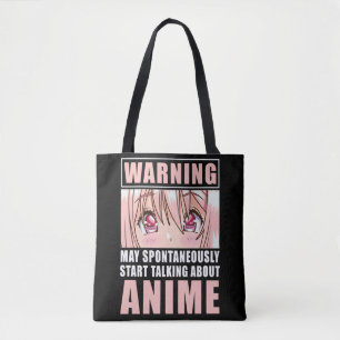 Bolso De Tela Divertido Chica animalista japonés Otaku Manga Ja