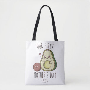 Bolso De Tela Divertido el primer día de nuestra madre