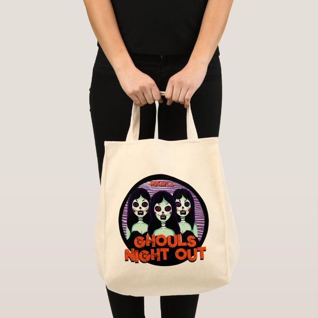 Bolso De Tela Divertido Ghouls Noche fuera (Anverso (producto))