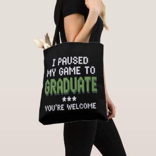 Bolso De Tela Divertido graduado de jugador 2025 graduación