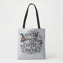Divertido Hocus Pocus Necesito Café Bruja