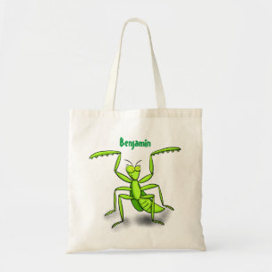 Bolso De Tela Divertido ilustracion personalizado de mantis de o