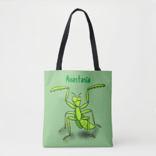 Bolso De Tela Divertido ilustracion personalizado de mantis de o