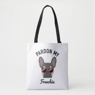 Bolso De Tela Divertido indulto mi Bulldog francés Frenchie Blue