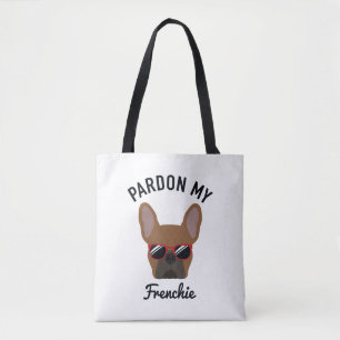 Bolso De Tela Divertido indulto mi Bulldog francés Frenchie Red
