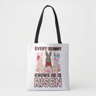 Bolso De Tela Divertido Jesús De Pascua, Todos Los Conejitos Sab