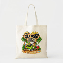 Bolso De Tela Divertido Jubilado Mi Horario No Es De Tu Incidenc
