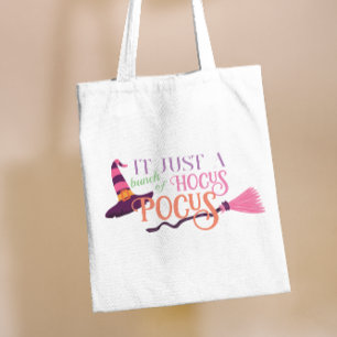Bolso De Tela Divertido lindo hocus rosada ocus Gorra de Hallowe