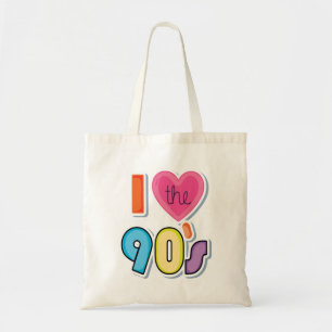 Bolso De Tela Divertido me encanta la fiesta temática de los 90,