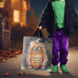 Bolso De Tela Divertido Monster Halloween Candy