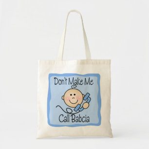 Bolso De Tela Divertido no me haga la llamada Babcia