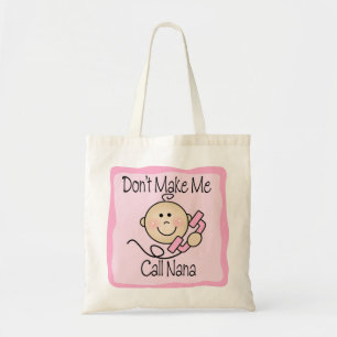 Bolso De Tela Divertido no me haga la llamada Nana