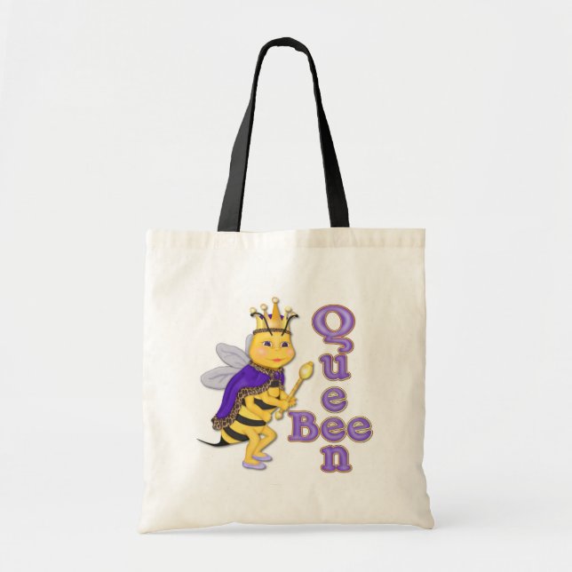 Bolso De Tela Divertido Queen Bee (Frente)