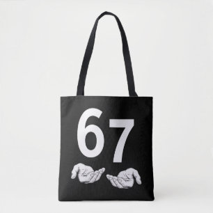 Bolso De Tela Divertido Seis Siete 6 7 Meme Gen Alfa Argot 6 7 M