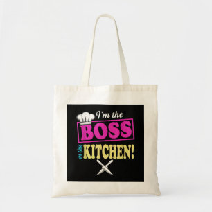 Bolso De Tela Divertido Soy El Jefe En Esta Camiseta Cocinando