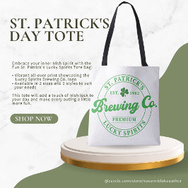Bolso De Tela Divertido St. Patrick's Lucky Spirits Tote Bag