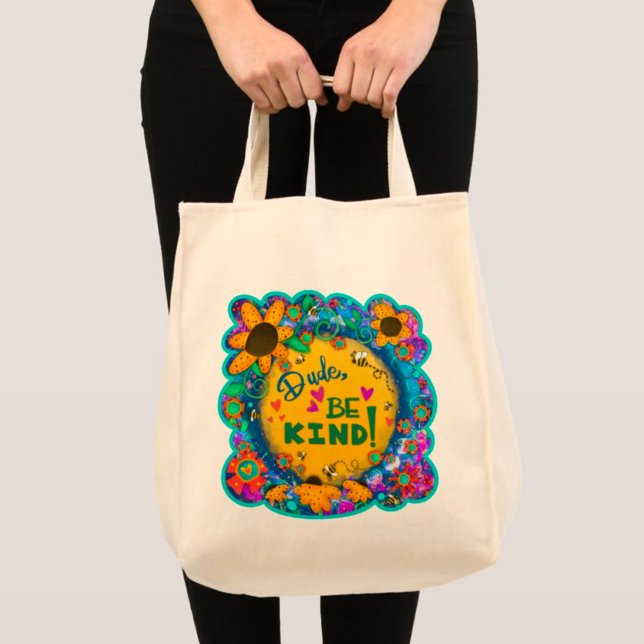 Bolso De Tela Divertido Tío Sé Un Poco De Inespiritualidad Flora (Subido por el creador)