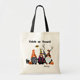 Bolso De Tela Divertido truco o trato para nómadas de Halloween