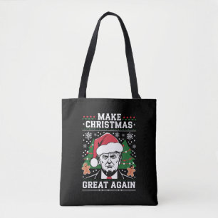 Bolso De Tela Divertido Trump 2024 Haz la Navidad Grande de Nuev