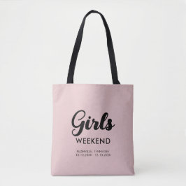 Bolso De Tela Divertido viaje de chicas de fin de semana destino