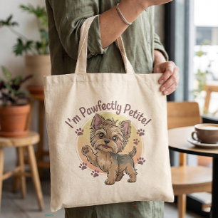 Bolso De Tela Divertido Yorkshire Terrier Adorable Cachorro York