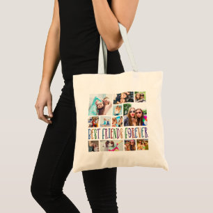 Bolso De Tela Divertidos mejores amigos para la tipografía de Co
