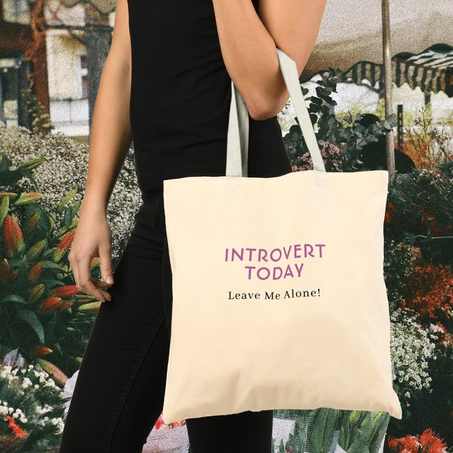 Bolso De Tela Divertidos mensajes de introvertido y extraviado,  (Subido por el creador)