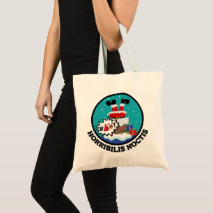 Bolso De Tela Divertidos Noctis de Santa Claus Horribilis