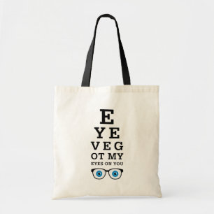 Bolso De Tela Divertidos ojos ópticos en ti